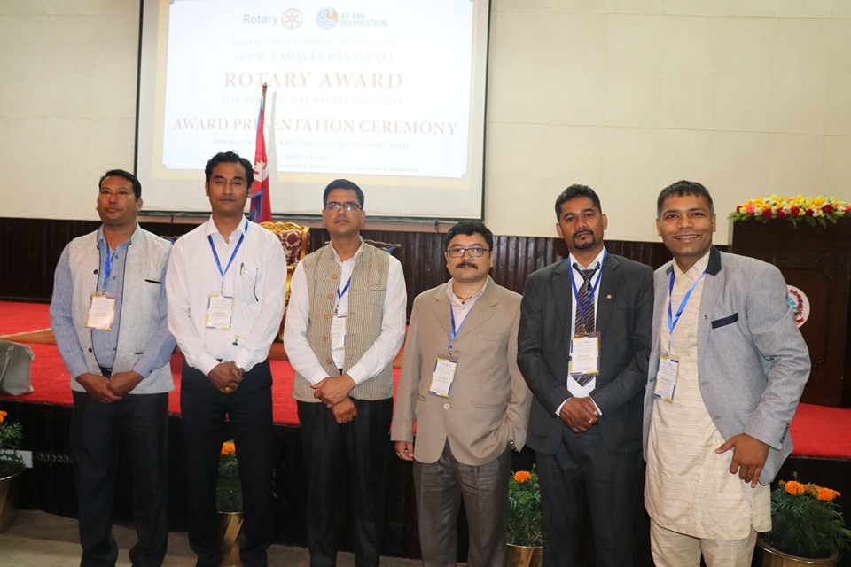 Dr Pokharel, Dhakal bag ‘Gopal-Kamala Rajbhandari Rotary Award for ...